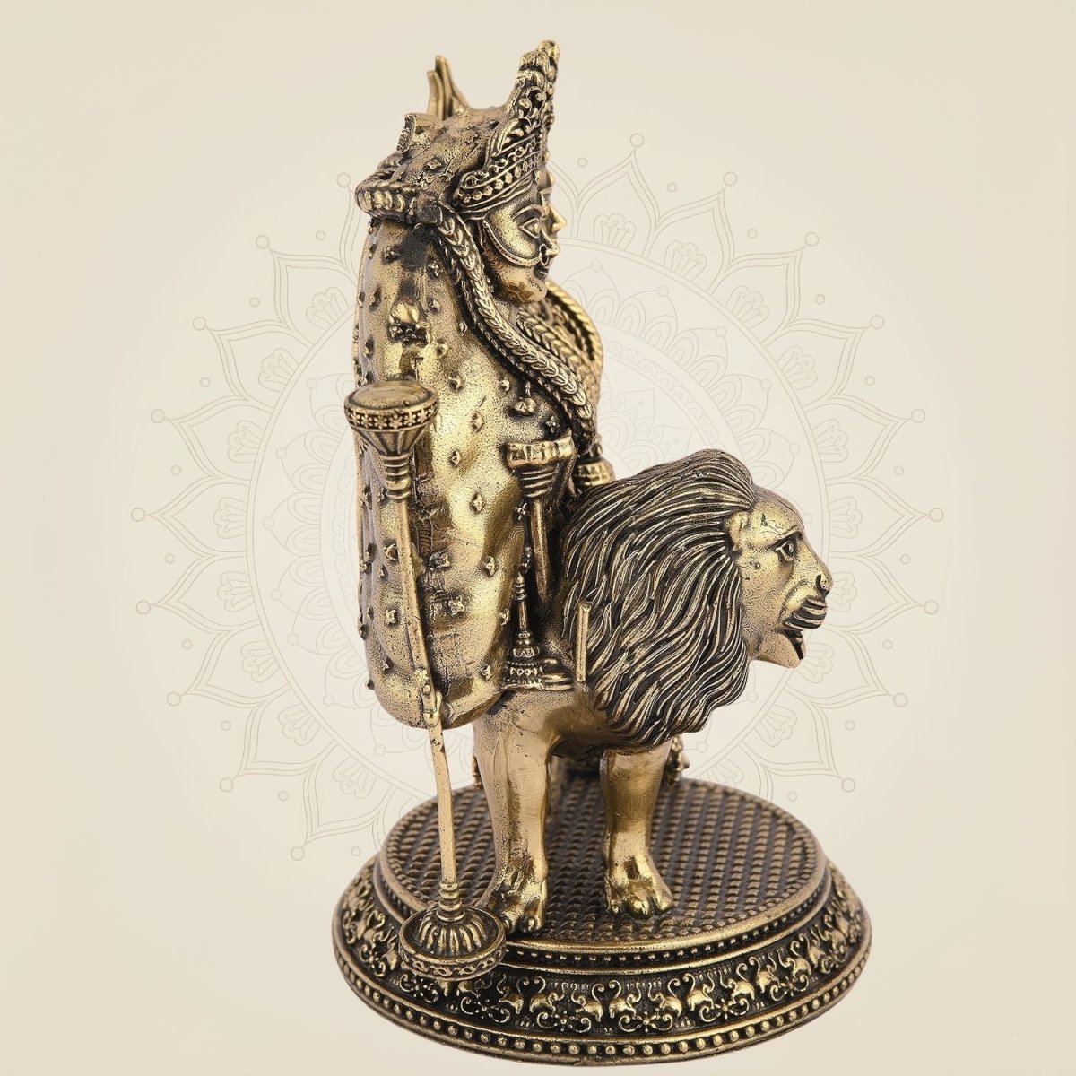 Chamunda Mata Brass Idol - Luxeartisanship
