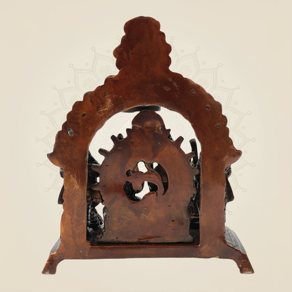 Handcrafted Ram Darbar Brass Statue 6.5" – Elegant Temple & Living Room Décor