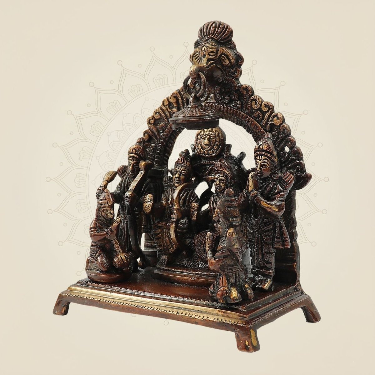 Brass Ram Darbar Statue