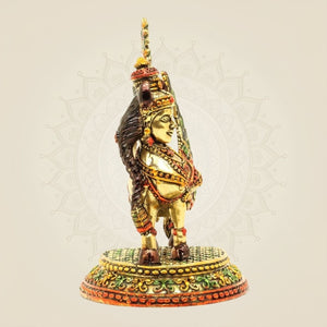 Brass Kamdhenu Cow Idol