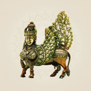 Handmade Kamdhenu Cow Murti