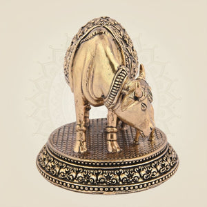 Kamdhenu Cow Brass Statue