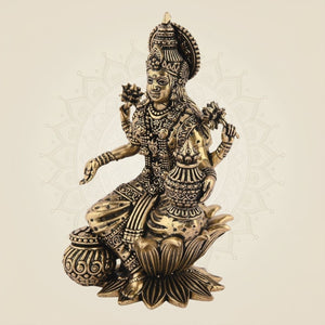 Handcrafted Pure Brass Sculpture for Wealth