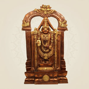 Large Size Brass Venkateswara Idol -  Luxeartisanship