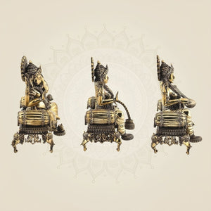 Superfine Singhasan Statue - Luxeartisanship