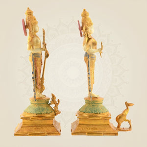 Brass Laxmi Narayan Idol Pair
