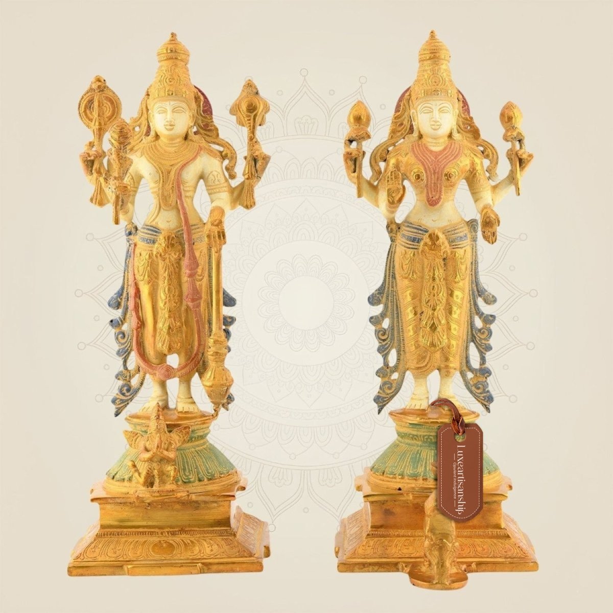 Laxmi Narayan Idol Pair – 14.5"