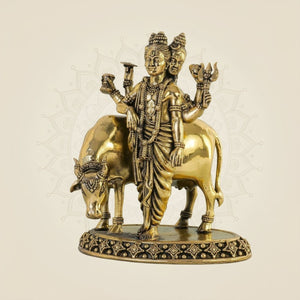 Brass Lord Dattatreya Murti