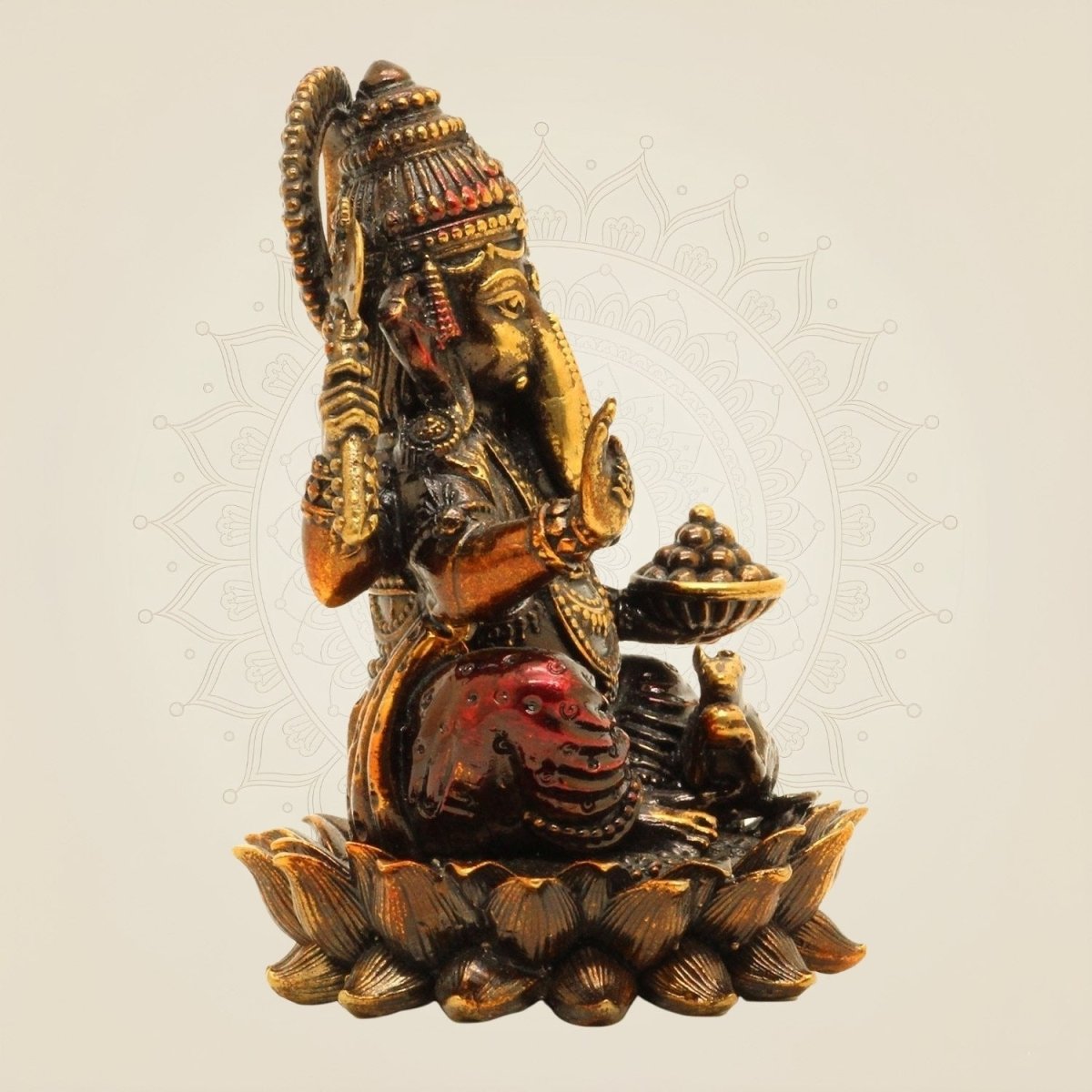 Handcrafted Lightweight Brass Idol