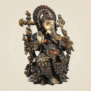 Decorative ganpati Bappa Murti for Temple