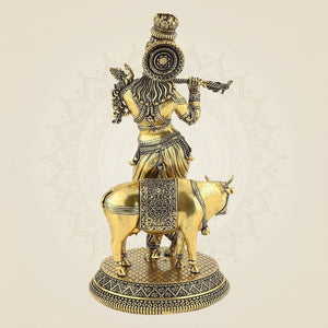 brass idol for home