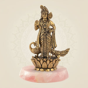 Lord Murugan Idol with stone base