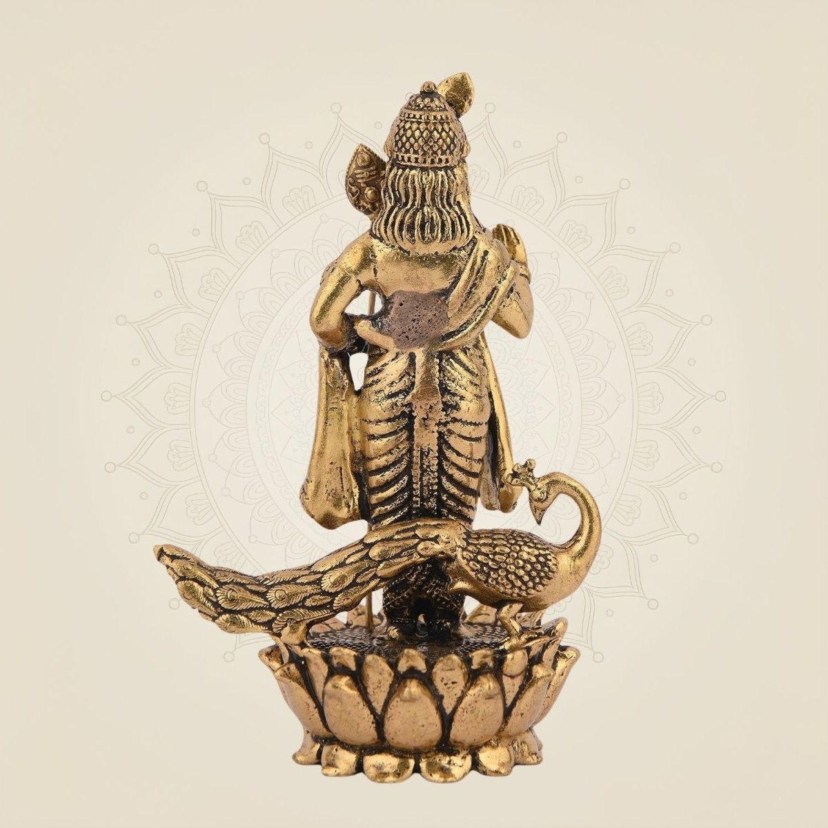 Pure Brass Kartikeya Idol