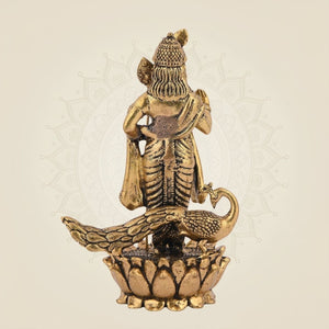 Pure Brass Kartikeya Idol