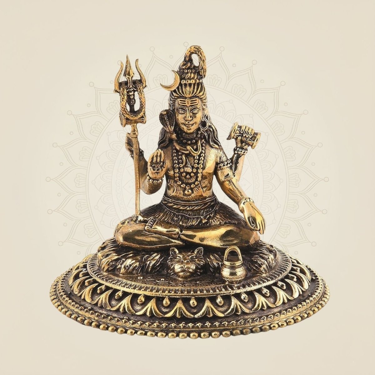 Lord Shivji Brass Idol 3.75 inch