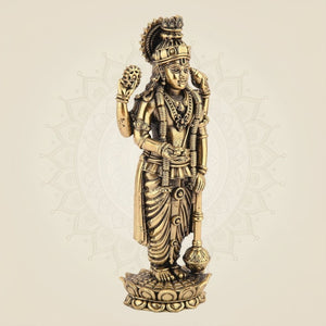 Brass Vishnu Idol