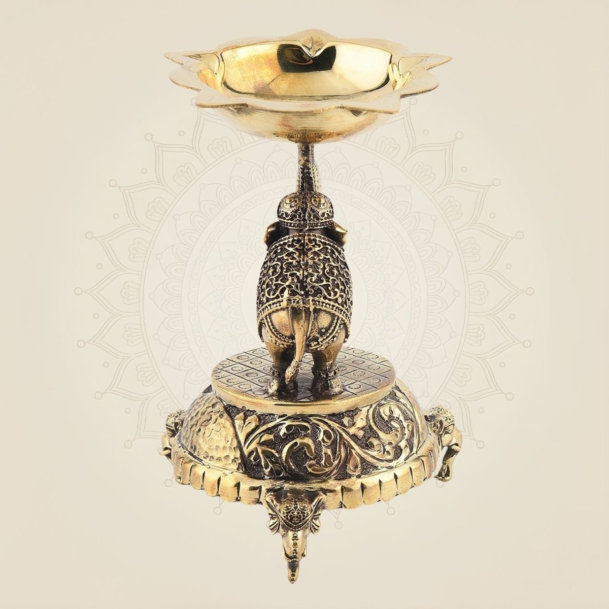 Traditional Pooja Diya in brass