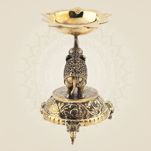 Traditional Pooja Diya in brass