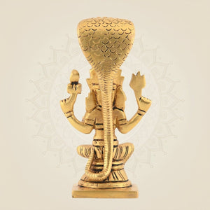Mariamman Idol 5.25"– Handcrafted South Indian Durga Statue for Home Temple & Good Luck - Luxeartisanship