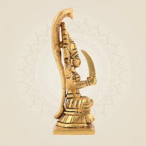 Mariamman Idol 5.25"– Handcrafted South Indian Durga Statue for Home Temple & Good Luck - Luxeartisanship