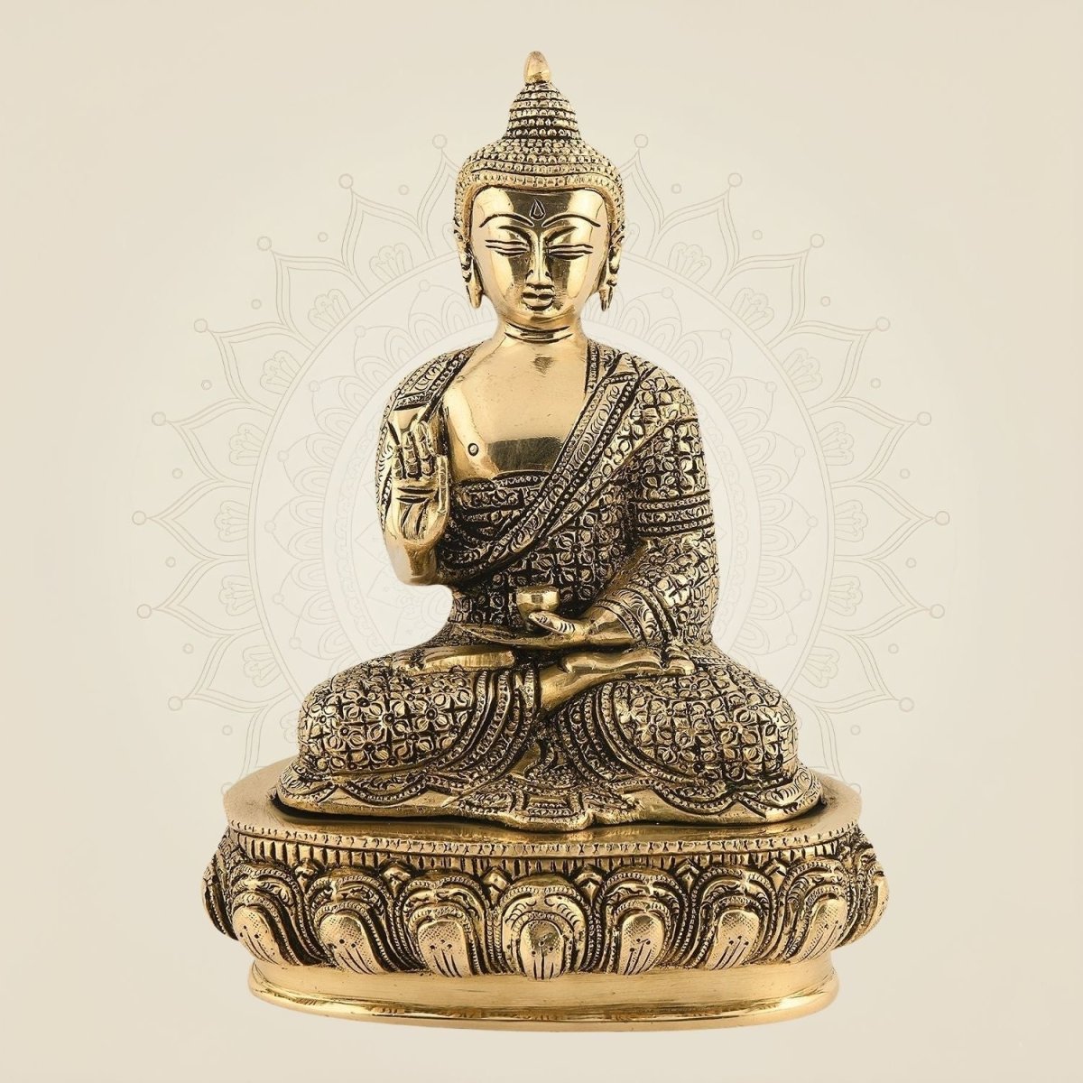 Meditating Buddha Idol 9.5"