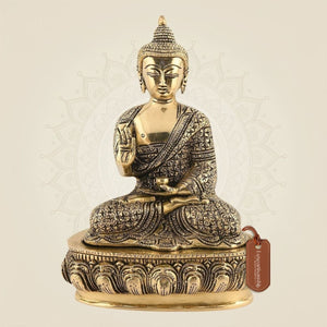 Meditating Buddha Idol 9.5"