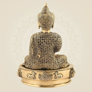 Handcrafted Buddha Brass Statue