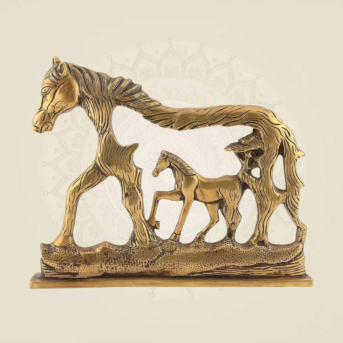 Modern Horse Brass Showpiece