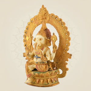 Brass ganesha Statue