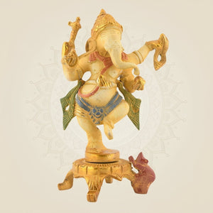 Multicolor Nritya Ganesha Idol