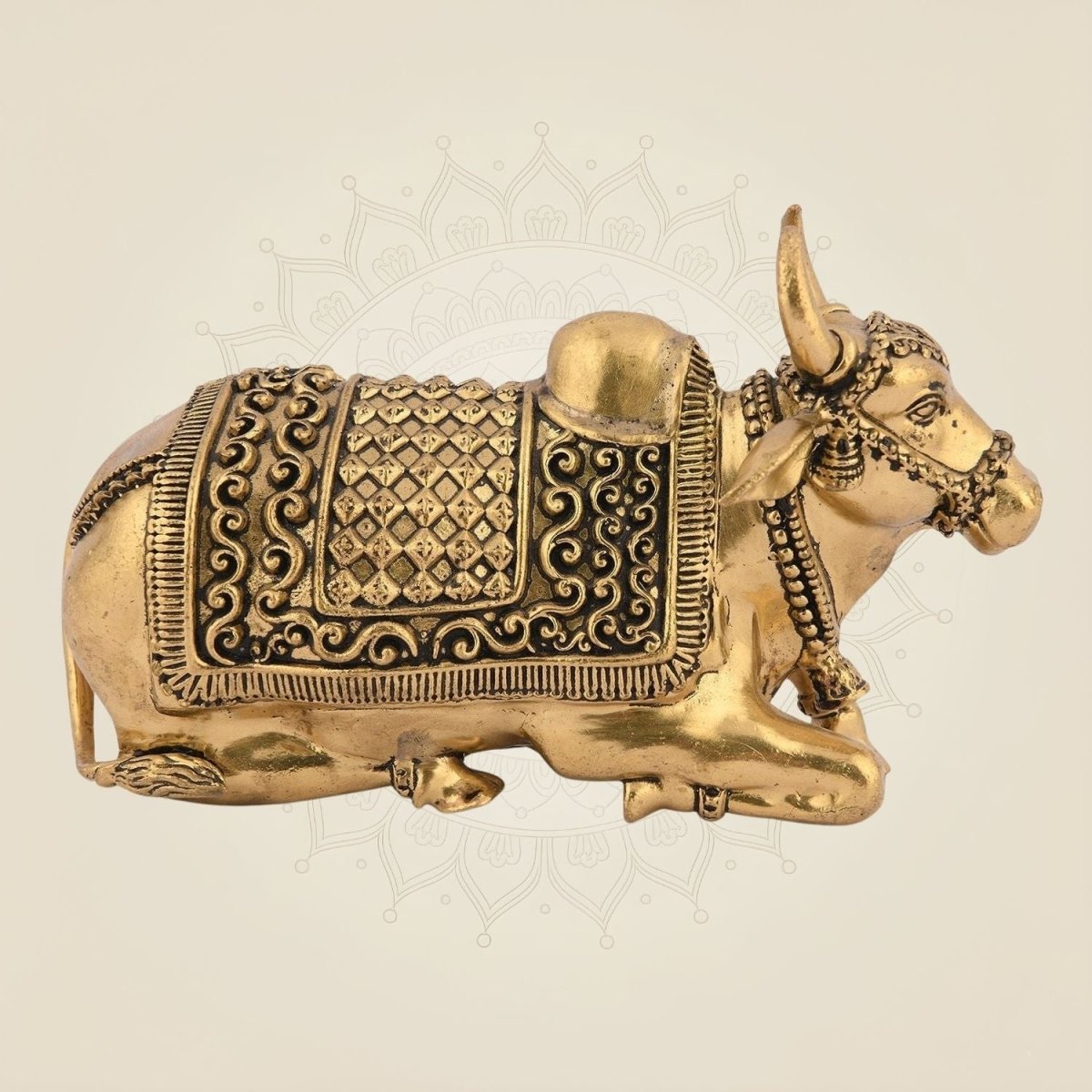 Brass Nandi Statue