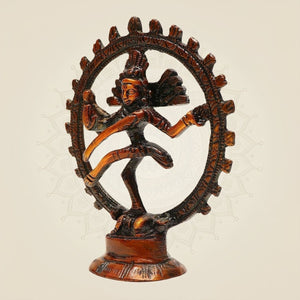 Nataraja Brass Idol Colored
