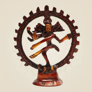 Nataraja Brass Idol Colored