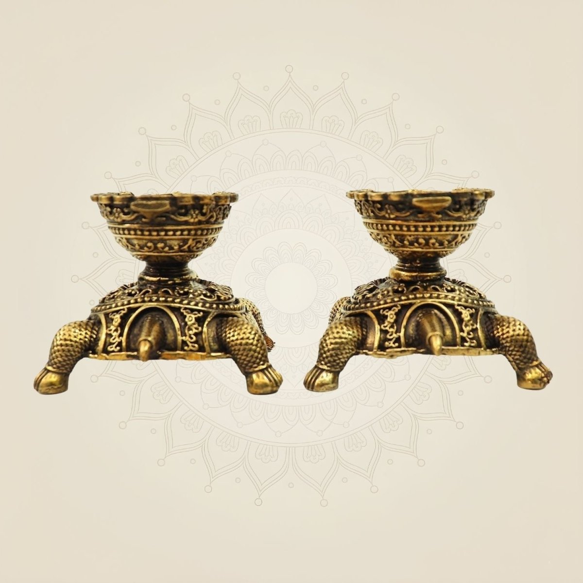 Traditional Tortoise Oil Brass Lamps