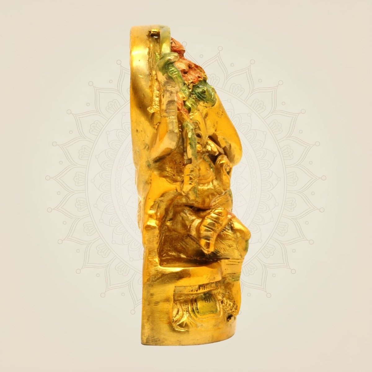 Brass Panchmukhi Ganesha Sculpture - Luxeartisanship