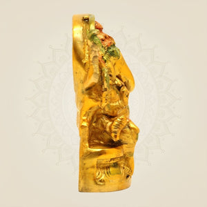 Brass Panchmukhi Ganesha Sculpture - Luxeartisanship