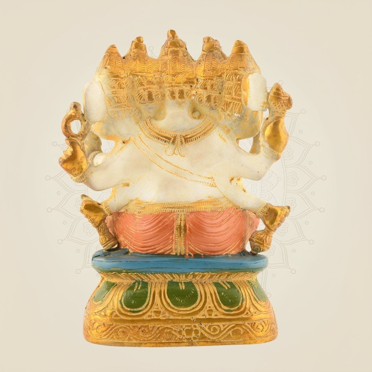 Panchmukhi Ganesha handmade idol