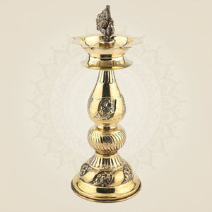 Traditional Handcrafted Pooja Deepak for Decor