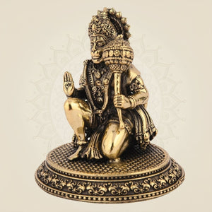 Pure Brass Hanuman Ji Murti