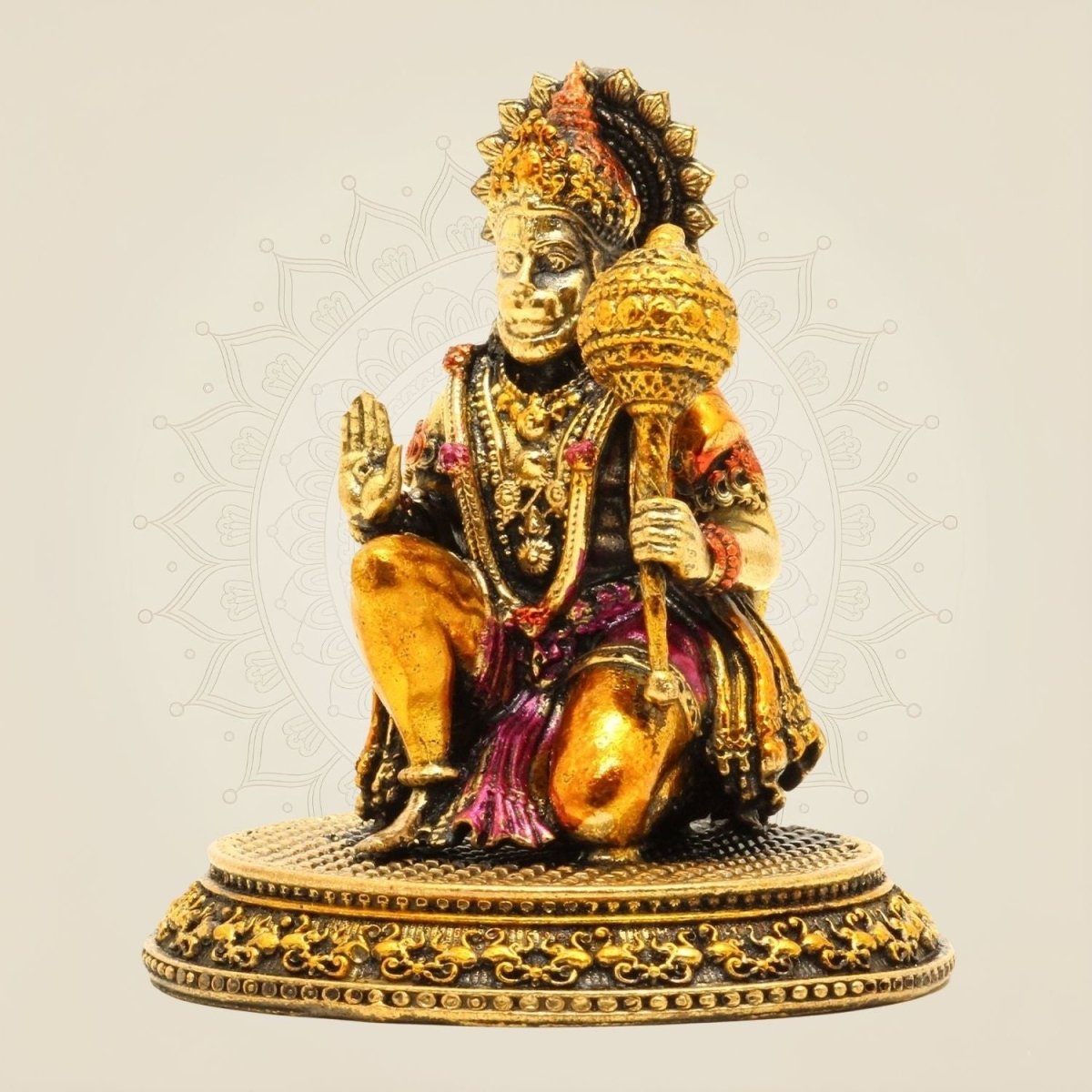 Brass Hanuman Ji Idol