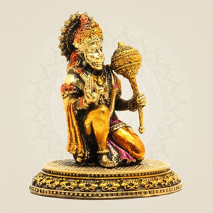 Brass Hanuman Ji Idol