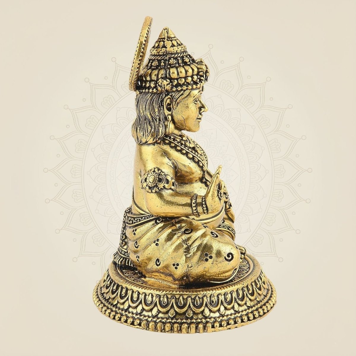 Pure Brass Lord Kuber Murti