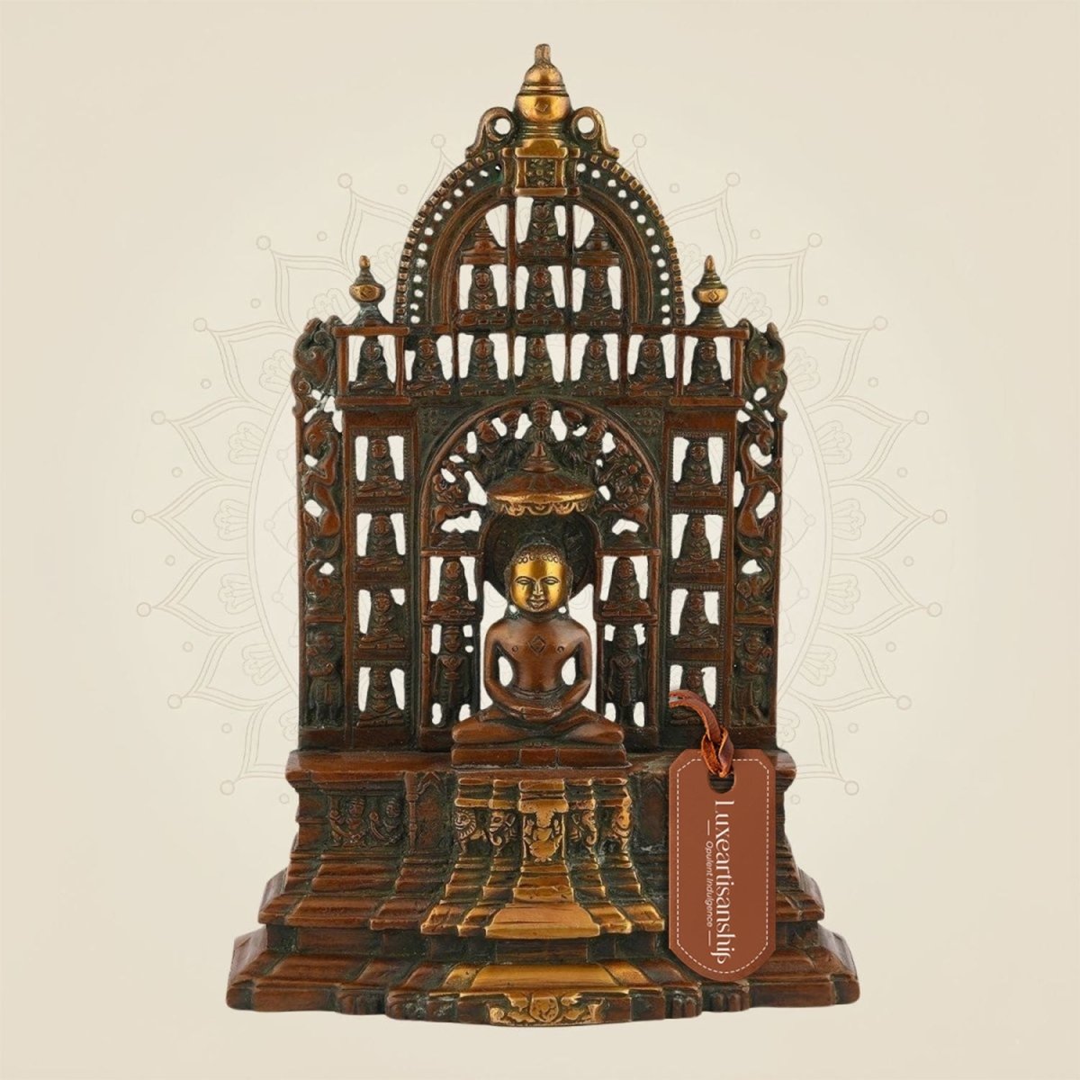 Pure Brass Mahavir Swami Idol