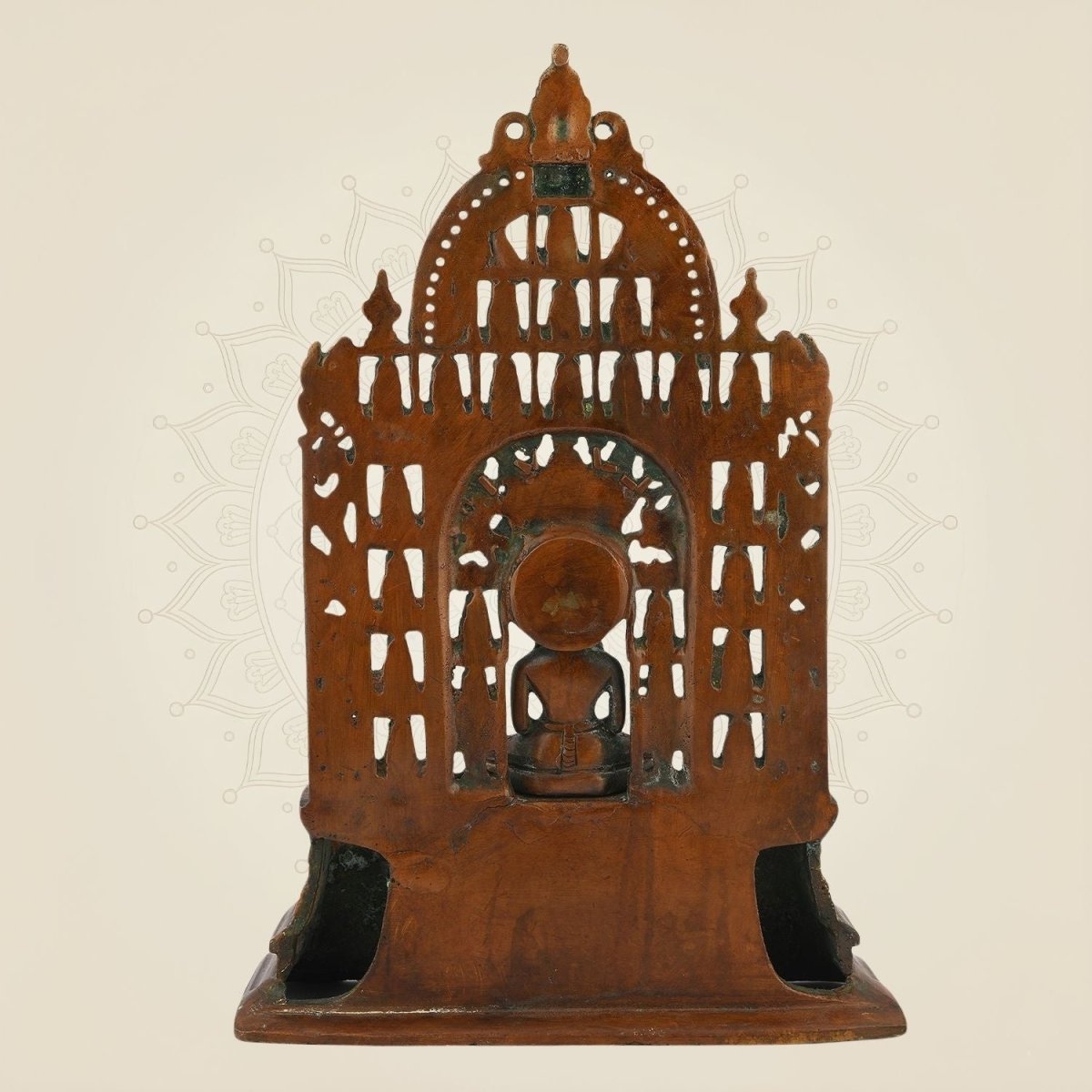 Pure Brass Mahavir Swami Idol for Temple & Decor