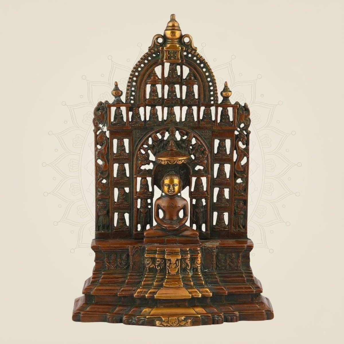 Pure Brass Mahavir Swami Idol