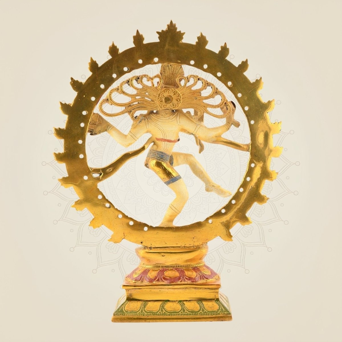 Pure Brass Nataraja Idol – 13" Luxeartisanship