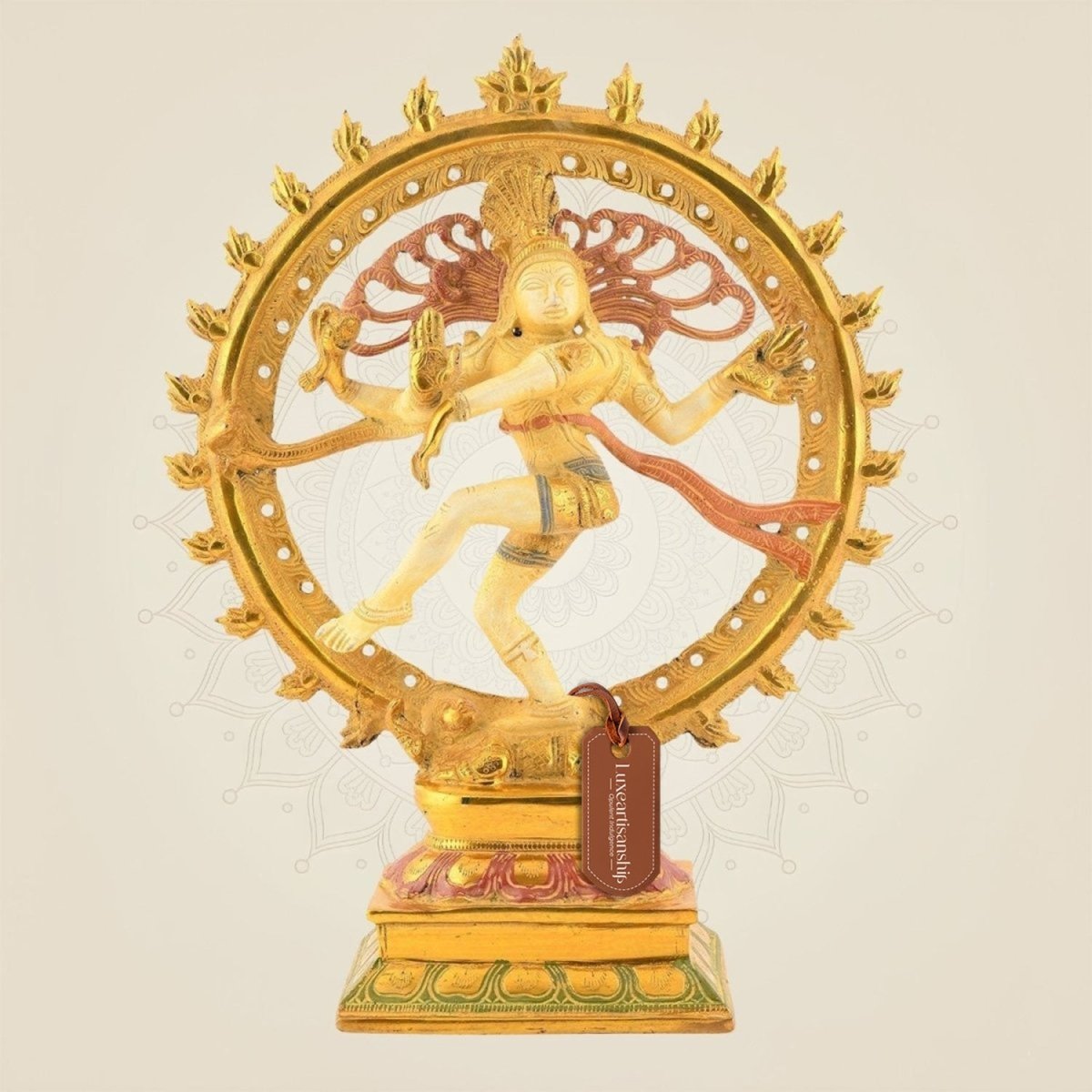 Pure Brass Nataraja Idol – Luxeartisanship
