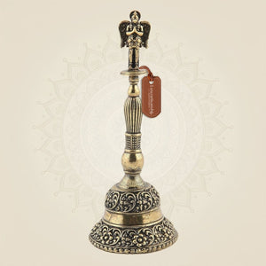 Pure Brass Pooja Bell with Garud