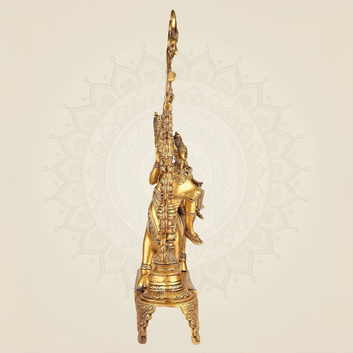Brass Vishnu Ji with Darbaar Statue