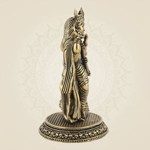 Radha Krishna Brass Murti